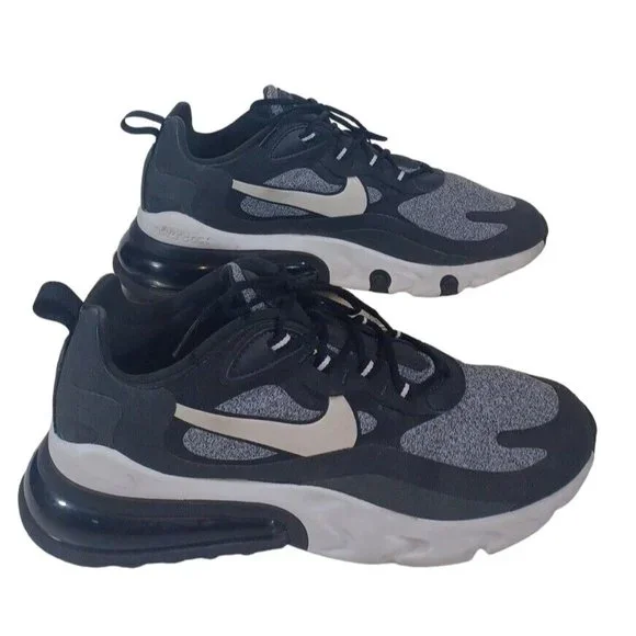 Exc Nike Air Max 270 React Op Art 2019 Size 11 Rare Authentic Black Grey Trainer - Picture 4 of 15